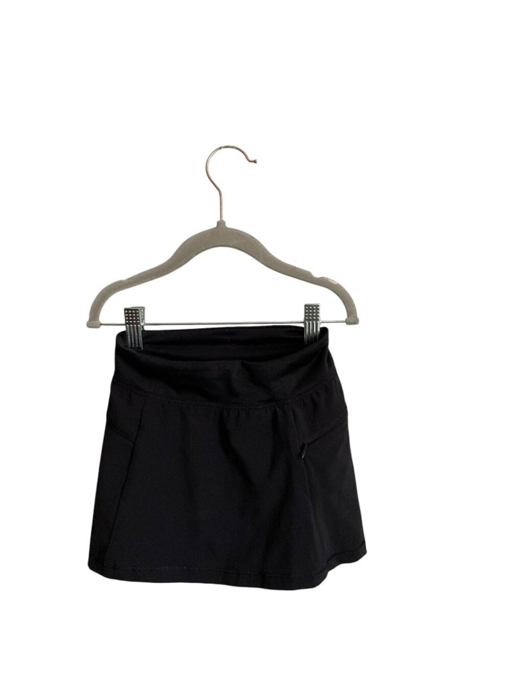 All in Motion Girls Active Skirt shorts Skort Black Mid Rise Pleated XS 4/5
